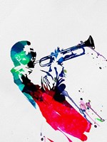 Miles Watercolor Fine Art Print