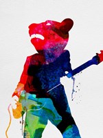 Teddybear Watercolor Fine Art Print