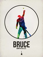 Bruce Watercolor Fine Art Print