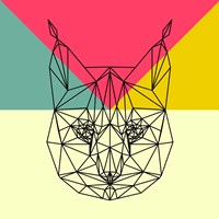 Party Bobcat Fine Art Print