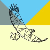 Party Eagle Polygon Fine Art Print