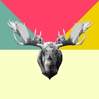 Party Moose Fine Art Print