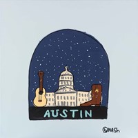 Austin Snow Globe Fine Art Print