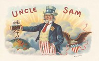 Uncle Sam Framed Print