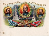 Gettysburg & Commanders Fine Art Print