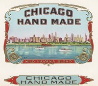 Chicago Hand Made Framed Print