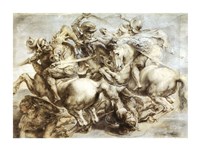 The Battle of Anghiari after Leonardo da Vinci Fine Art Print