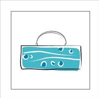 Blue Purse Fine Art Print