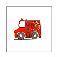 Firetruck Framed Print