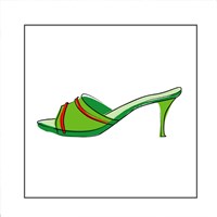 Green Sandal 2 Fine Art Print