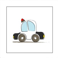 Police Car Fine Art Print