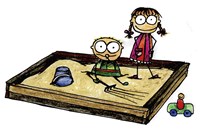 Sand Pit Fine Art Print