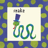 Snake with Border Fine Art Print