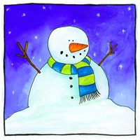 Snowman Fine Art Print