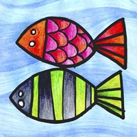 Two Fish Fine Art Print