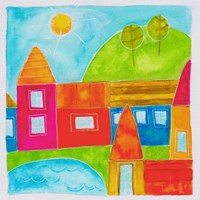 Village 1 Fine Art Print