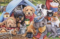 Camping Buddies Fine Art Print