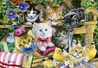 Bathtime Kittens Fine Art Print