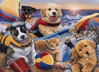 Beach Buddies Fine Art Print