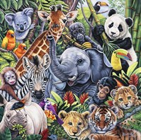Jungle Babies Fine Art Print