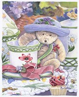 Tea Party Bear 3 Fine Art Print