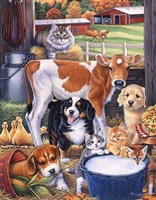 Barn Pals Fine Art Print