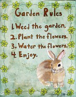 Garden Rules Fine Art Print