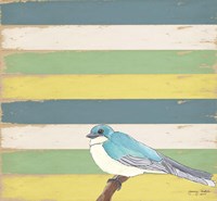 Little Blue Bird Fine Art Print