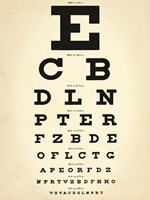 Eye Chart Fine Art Print
