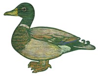 Duck Cut Out Fine Art Print