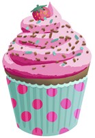 Chocolate Cupcake Pink Fine Art Print