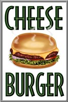 Cheese Burger Vertical Fine Art Print