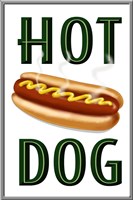 Hot Dog Vertical Fine Art Print