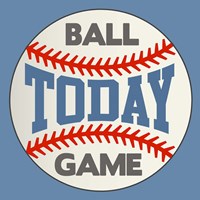 Ball Game Today Square Fine Art Print