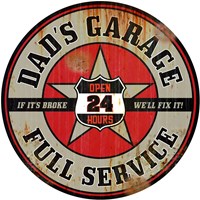 Dads Garage Rusted Fine Art Print
