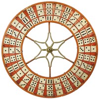 Gambling Wheel - Dominoes Fine Art Print