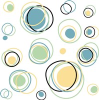 Retro Circle 1 Fine Art Print