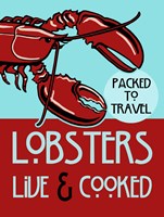 Lobsters Live Cooked Fine Art Print