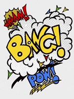 Wham Bang Pow Combo Cut Out Fine Art Print