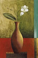 Gold Vase Floral II Fine Art Print