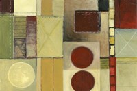 Two Burgundy Corners On Right Fine Art Print