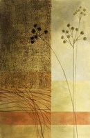 Brown, Orange Block Left Fine Art Print