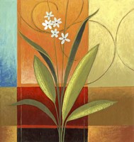 Wide Palm On Patches Fine Art Print