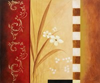 Red on Orange I Fine Art Print