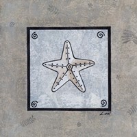 Sea Shell on Blue IV Fine Art Print