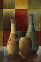 Earthenware Pots II Framed Print