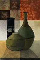 Earthenware Pots IV Framed Print