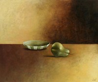 Bowl and Pear Fine Art Print
