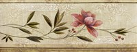 Pink Fleur Panel Fine Art Print