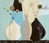 Vase Trio II Fine Art Print